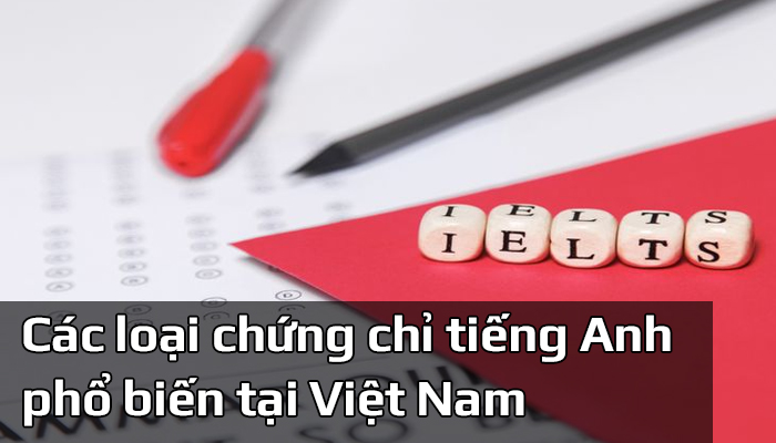 Tổng hợp các loại chứng chỉ tiếng Anh phổ biến tại Việt Nam