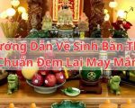 vệ sinh bàn thờ