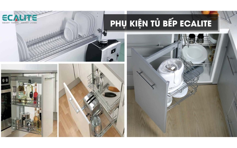 phụ kiện tủ bếp ecalite