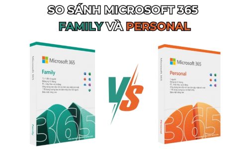 So sánh Microsoft 365 Family và Personal