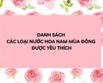 nước hoa nam mùa đông