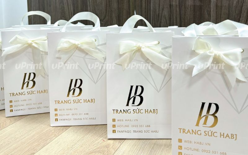 Mẫu in tui giấy giá rẻ tại uPrint cho cửa hàng trang sức Mẫu in tui giấy giá rẻ tại uPrint cho cửa hàng trang sức