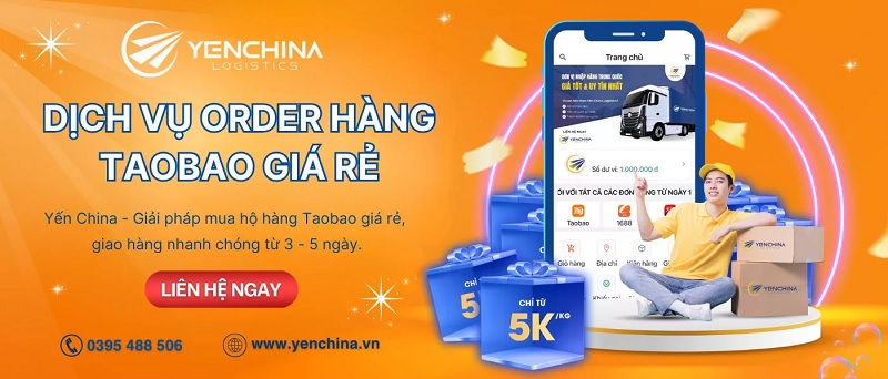 Dịch vụ order và thanh toán hộ Taobao tại Yến China