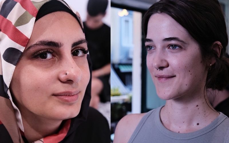 Body piercing at Sutran Studio