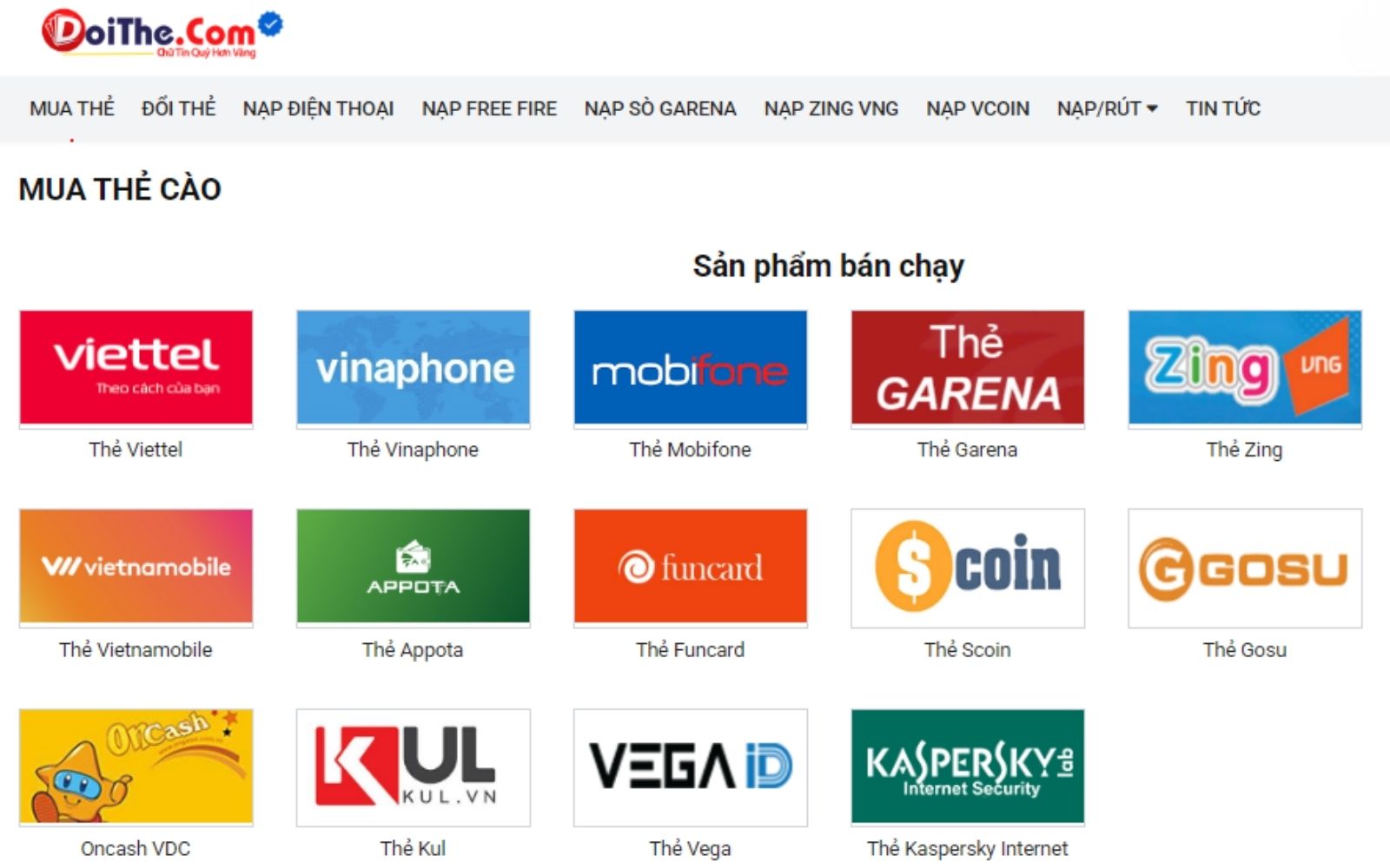 Tổng quan về DOITHE.COM