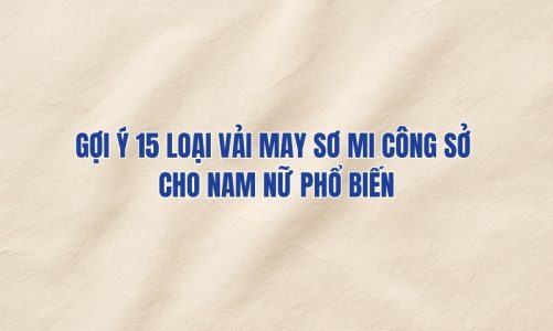 vải may sơ mi công sở