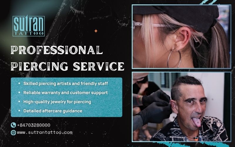 Why Sutran is a top choice for piercing in Hanoi?
