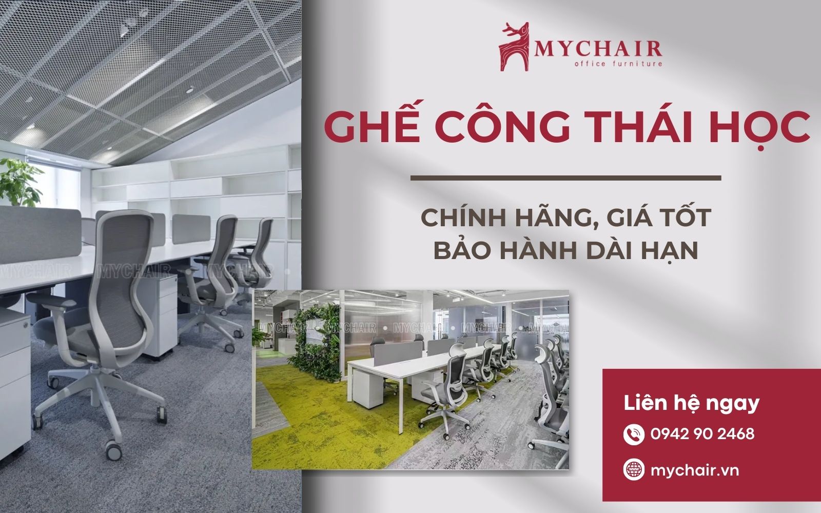 MyChair – Địa chỉ mua ghế công thái học giá tốt